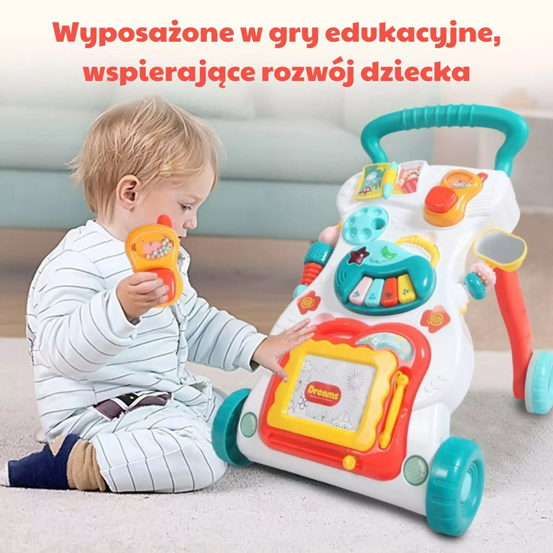 WOOPIE BABY žaidimų vaikštynė su veiklos knygele