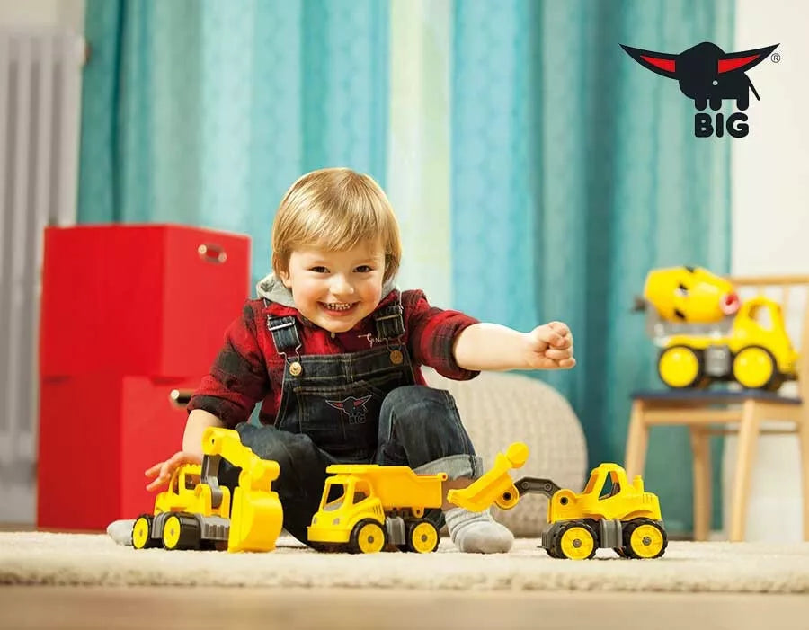 BIG Power Worker Mini Krautuvas – Smėlio Sunkvežimis