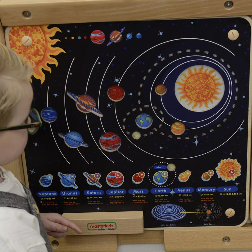 MASTERKIDZ Edukacinė Šviečianti Saulės Sistemos Lenta