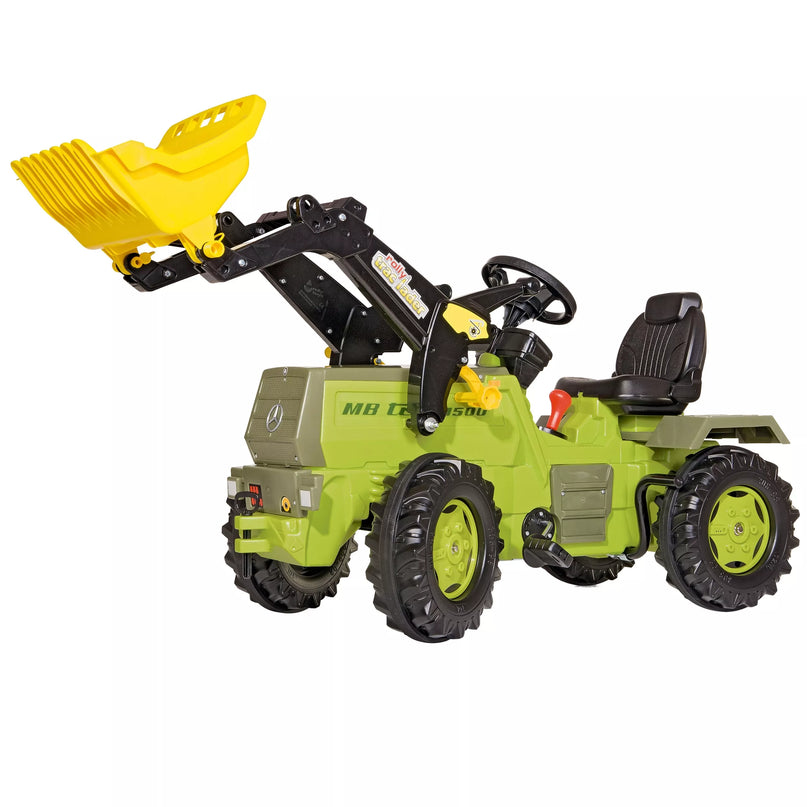 Rolly Toys rollyFarmTrac MB 1500 – Pedalinis Mercedes‑Benz Traktorius su Pavaromis