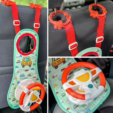 WOOPIE BABY interaktyvus vairas mažojo vairuotojo automobilio rinkiniui