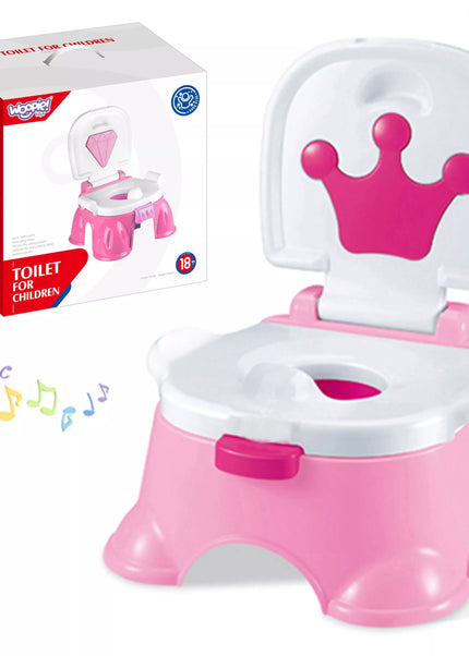 WOOPIE BABY pirmasis naktipuodis vaikams su muzika – 3in1 kėdutė su pakopėle
