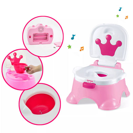 WOOPIE BABY pirmasis naktipuodis vaikams su muzika – 3in1 kėdutė su pakopėle
