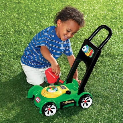 Little Tikes interaktyvus vaikų vejapjovės stumiamasis žaislas sodui