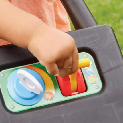 Little Tikes interaktyvus vaikų vejapjovės stumiamasis žaislas sodui