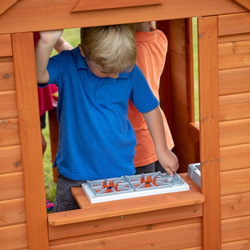 BACKYARD DISCOVERY medinis vaikų sodo namelis – Timberlake modelis