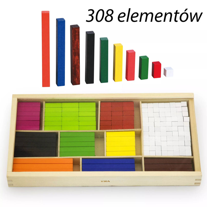 Mediniai pagaliukai mokomieji matematiniai blokeliai