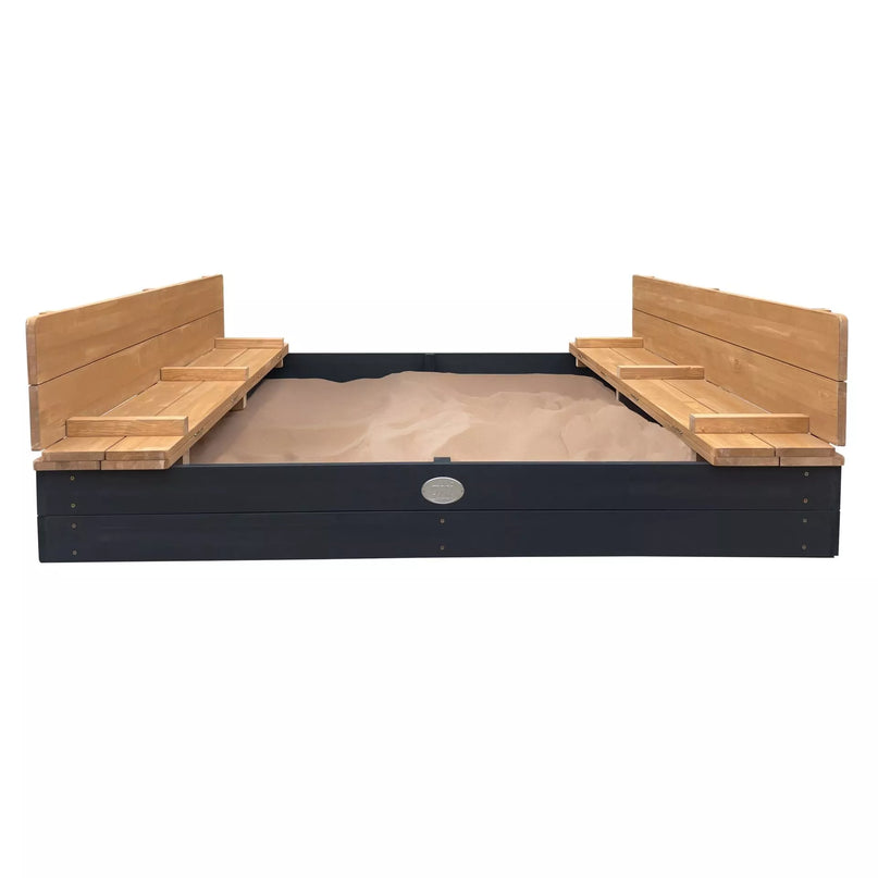 AXI „Ella“ XXL smėlio dėžė – antracito spalvos, 150 x 150 cm