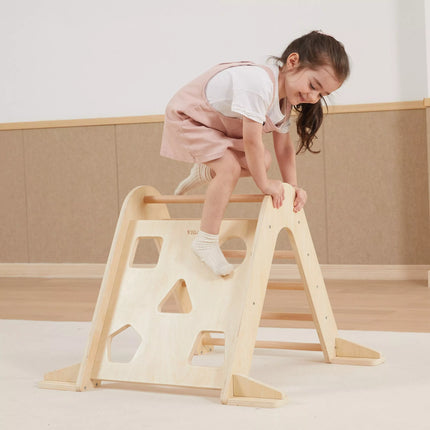 VIGA medinė laiptelių Piklerio kopimo trikampė Montessori