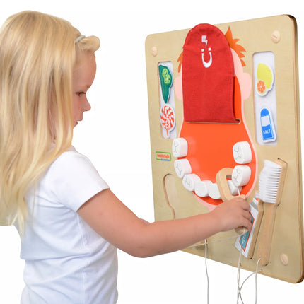 MASTERKIDZ burnos higienos „Flex Montessori“ sieninė sensorinė lenta