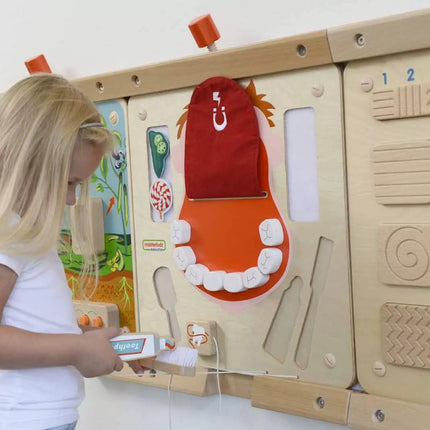MASTERKIDZ burnos higienos „Flex Montessori“ sieninė sensorinė lenta