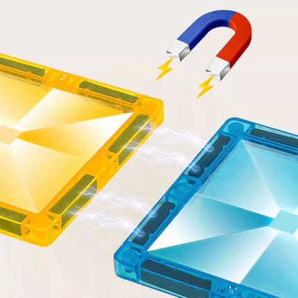 WOOPIE magnetinių blokų 3D policijos nuovados rinkinys 42vnt