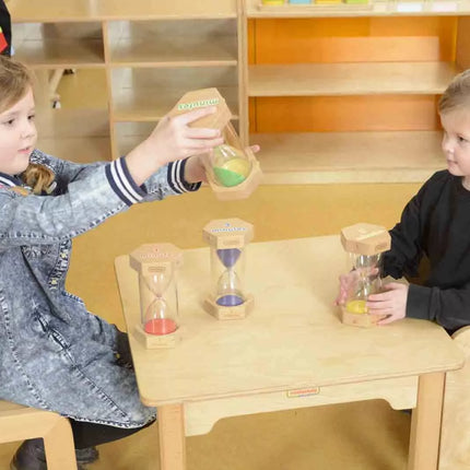 MASTERKIDZ smėlio laikrodžio rinkinys – Mokymasis apie laiką