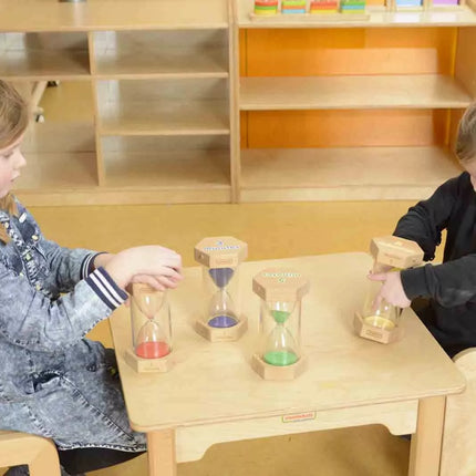 MASTERKIDZ smėlio laikrodžio rinkinys – Mokymasis apie laiką