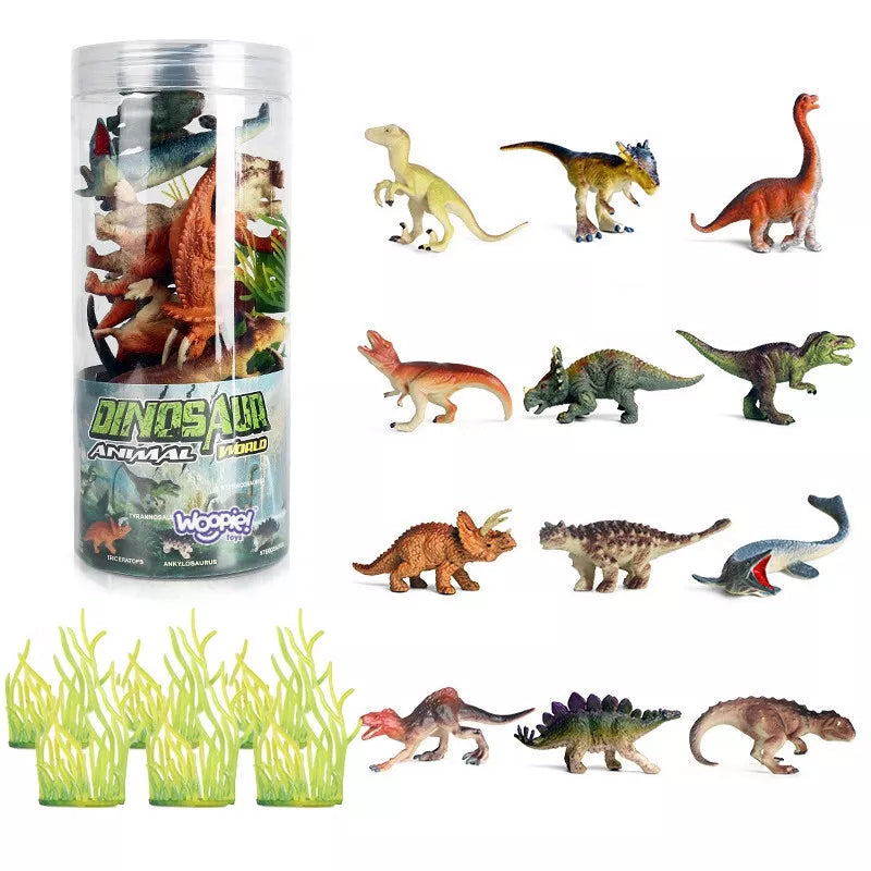 WOOPIE dinozaurų figūrėlių rinkinys – 18 dalių