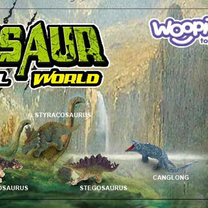 WOOPIE dinozaurų figūrėlių rinkinys – 18 dalių