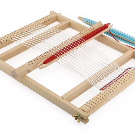 VIGA medinis audimo staklių dirbtuvėlių Montessori audimo rinkinys