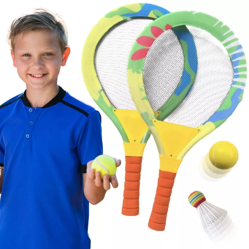 WOOPIE paplūdimio padėklų badmintono raketų rinkiniui