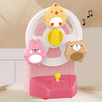 WOOPIE BABY muzikinė dėžutė su karuseliniais gyvūnais, lavinamasis žaislas
