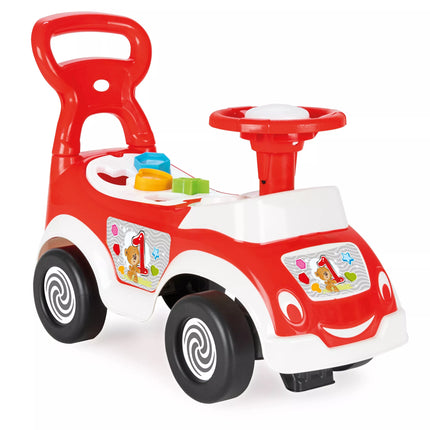 WOOPIE 4-in-1 vaikiškas stumdukas, vaikštynė ir rikiavimo žaislas su garsu ir daiktų laikymu