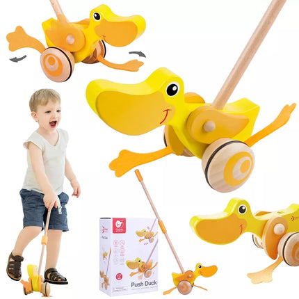 Classic World medinė stumduko antelė – klasikinė vaikščiojimo draugė
