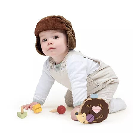 PolarB medinis konstruktorius – „Ežiukas“ su Montessori varžtais