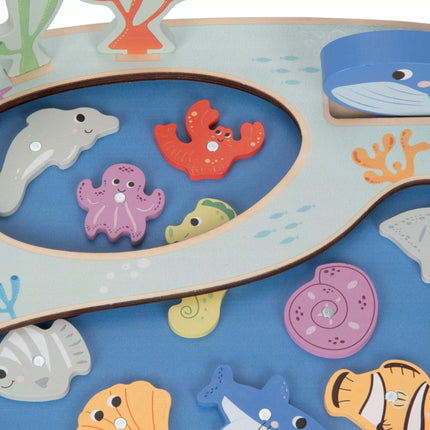 TOOKY TOY Pagauk žuvį Montessori dėlionė įgūdžių žaidimas