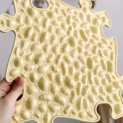 Woopie pastelinių ortopedinių kilimėlių rinkinys vaikams (4 vnt.)