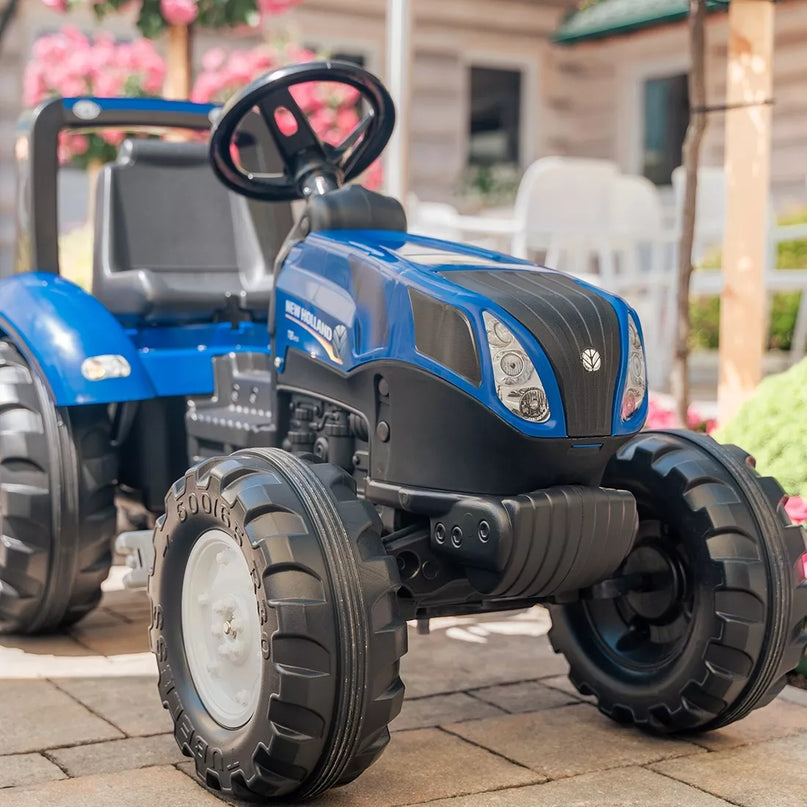 FALK New Holland didelis pedalinis traktorius su priekaba