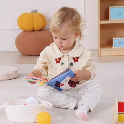 WOOPIE GREEN Box XXL – Montessori edukacinė 6-in-1 sensorinė dėžė, skirta 5–6 mėn. kūdikiams.