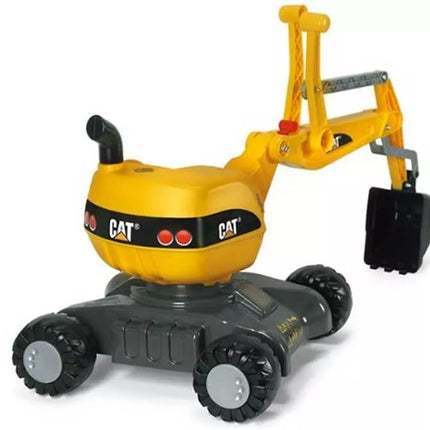 Rolly Žaislai RollyDigger CAT – Ekskavatorius Rotary Ride Geltona