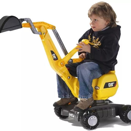 Rolly Žaislai RollyDigger CAT – Ekskavatorius Rotary Ride Geltona