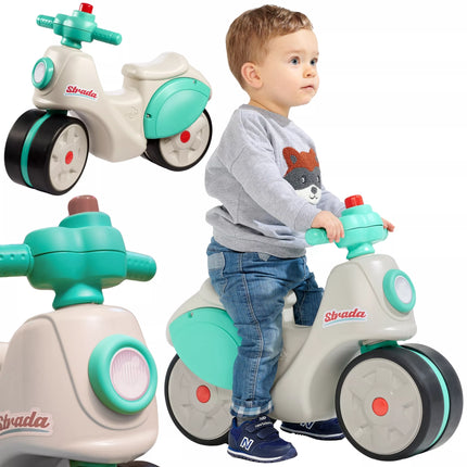 FALK Ride Scooter Strada Retro Quiet padangos nuo 1 metų
