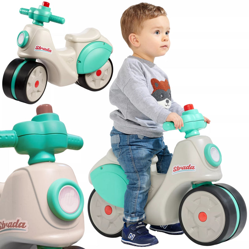 FALK Ride Scooter Strada Retro Quiet padangos nuo 1 metų
