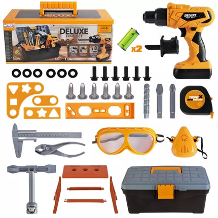 WOOPIE DIY įrankių rinkinys su atsuktuvu ir lagaminu