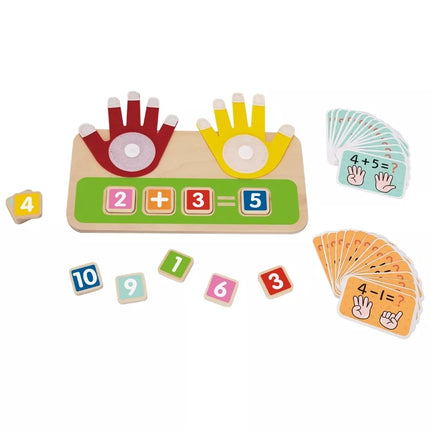 Tooky Toy „Skaičiuojame pirštais“