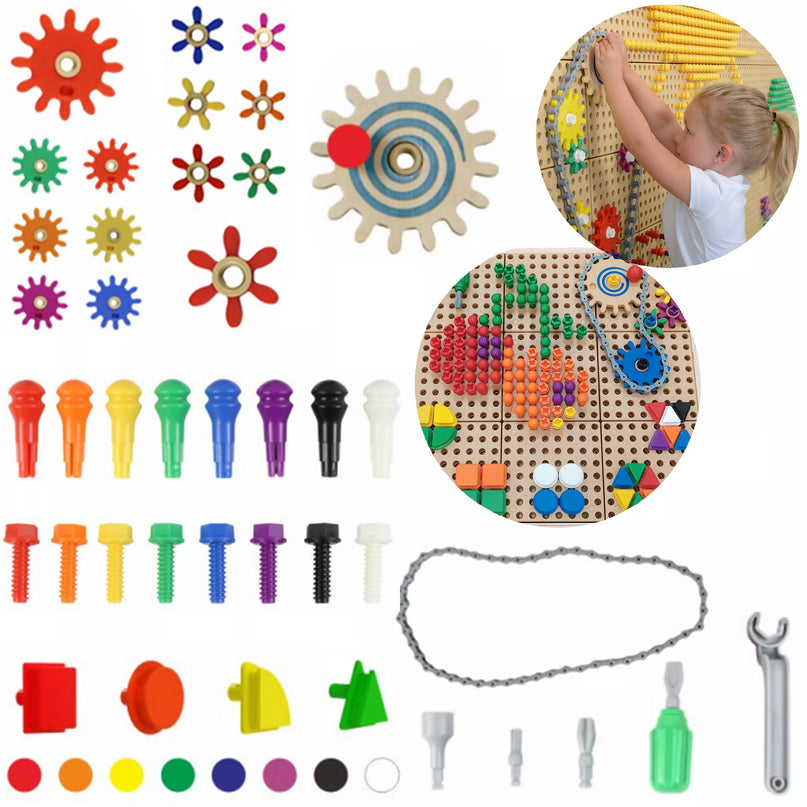 MASTERKIDZ Priedų rinkinys Mix Pins Sraigtiniai Įrankiai 352 vnt.