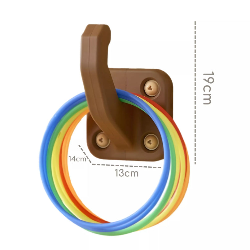 Masterkidz „Ring Set“ žiedų mėtymo rinkinys STEM sienelei