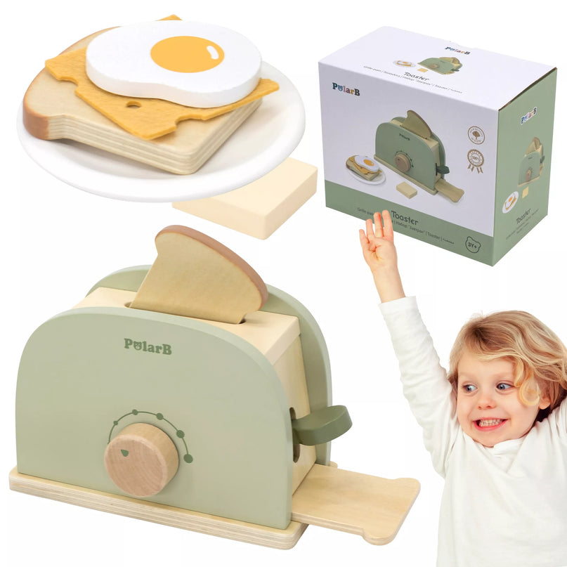 VIGA PolarB medinių skrudintuvų rinkinys žalias + priedai