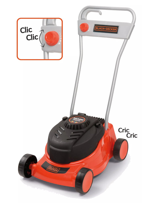 Smoby Black&Decker vaikiška žoliapjovė su garsu