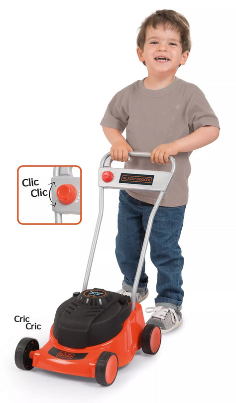 Smoby Black&Decker vaikiška žoliapjovė su garsu