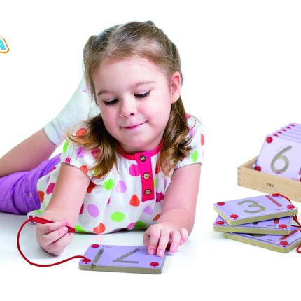 VIGA magnetinės lentos „Skaičių rašymo mokymasis“ Montessori