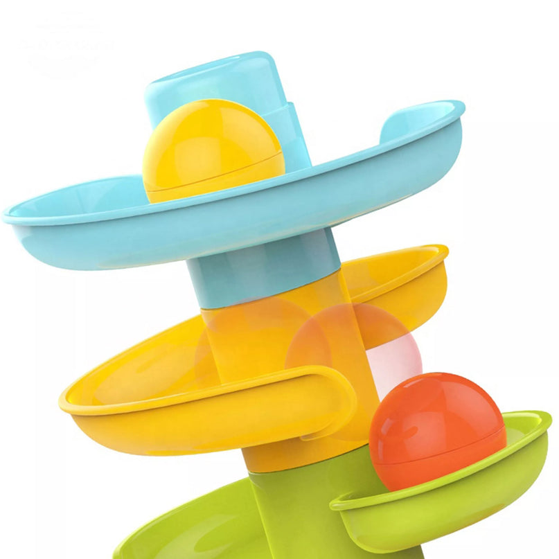 kamuoliukų takelio spiralinis rinkinys + 3 kamuoliukai