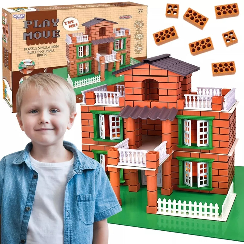 WOOPIE plytų pastatymo rinkinys – vila 357 vnt.