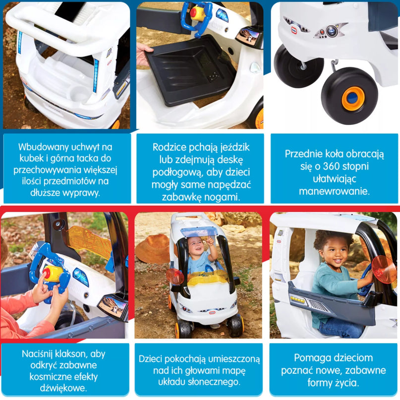 LITTLE TIKES Cozy Coupe Ride-On – kosminis roveris