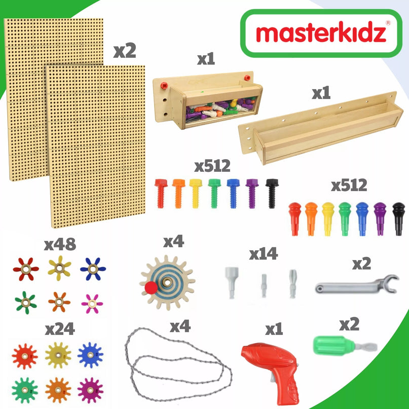 Masterkidz modulinė edukacinė STEM sienų sistema