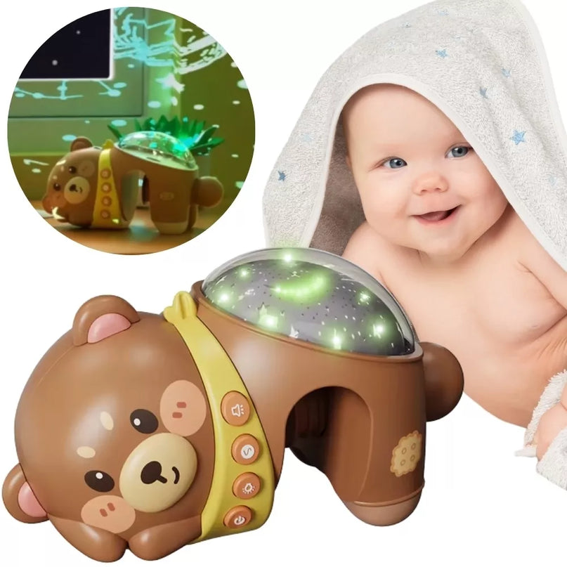 WOOPIE BABY Žvaigždžių projektoriaus projektoriaus naktinė lemputė vaikams Meškiukas