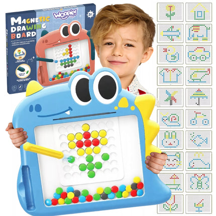 WOOPIE Magnetinė lenta vaikams Montessori „MagPad Dinozauras“