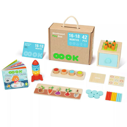 Montessori lavinanti dėžė 7in1 16-18 mėn
