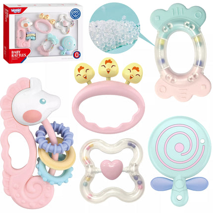 WOOPIE BABY sensorinis barškučių kramtukų rinkinys